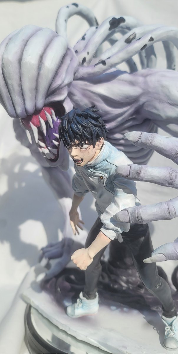 乙骨優太&リカちゃん完成しました！ 1/7スケールなので過去最大サイズ