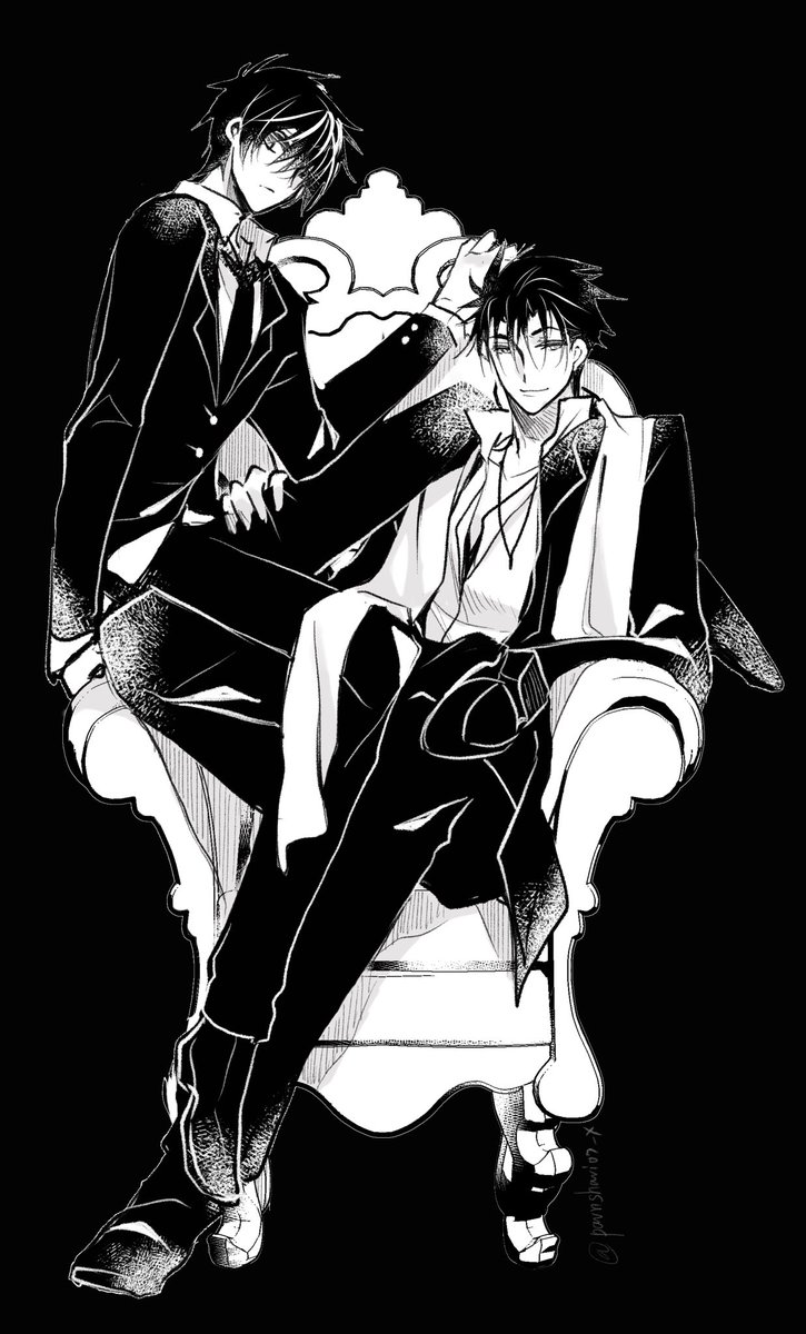 Chair•Share #漫画 #CLAMP #X(漫画) #司狼神威 #桃生封真 #封神 #皇昴