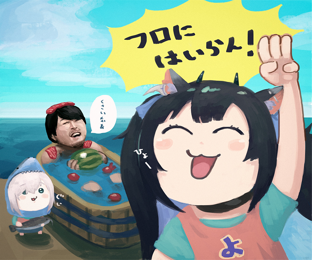 k4senとアルスとよいーち #FANART