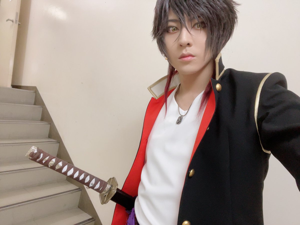 牧島です！！ 本日もミュージカル『刀剣乱舞』 鶴丸国永 大倶利伽羅 双