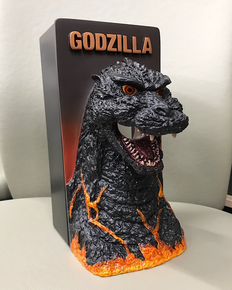 バーニングゴジラ　ティッシュBOXケース