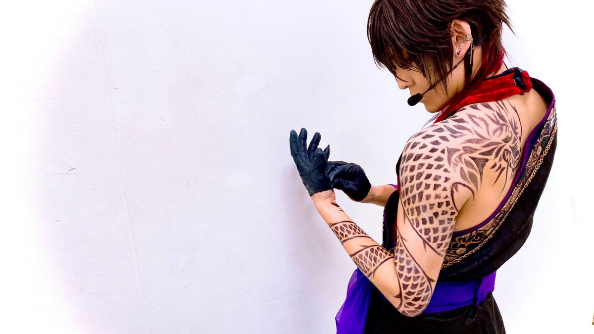 牧島です！ 本日はミュージカル『刀剣乱舞』 鶴丸国永 大倶利伽羅 双騎