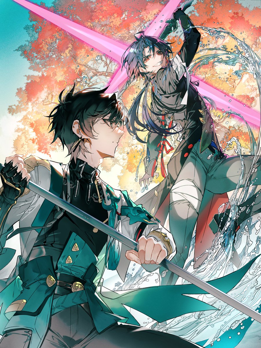 miHoYoさんの新作「崩壊スターレイル」刃と丹恒 キャラデがとても好き