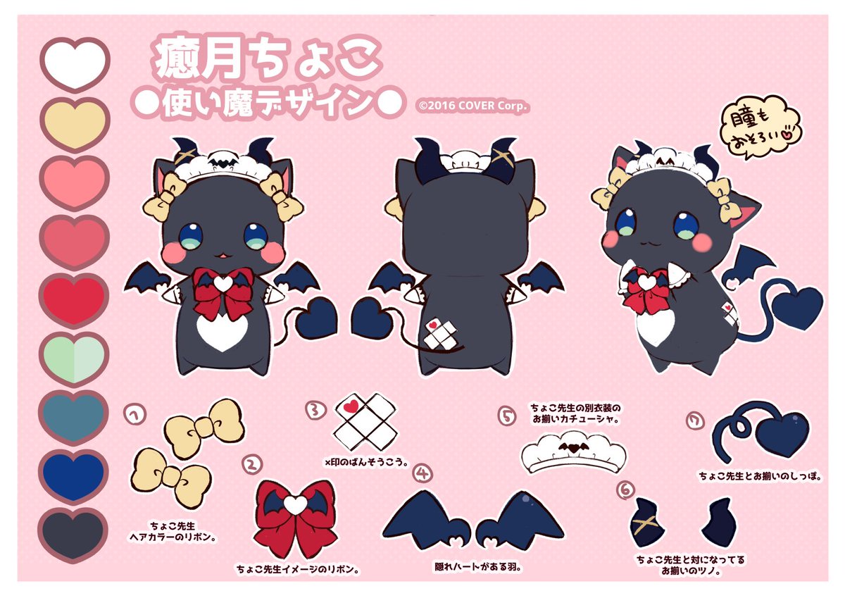 しょこらの3面図だ！！！ 嬉しい(⃔ *`꒳´ * )⃕↝ﾋｯﾋｯﾋｰ