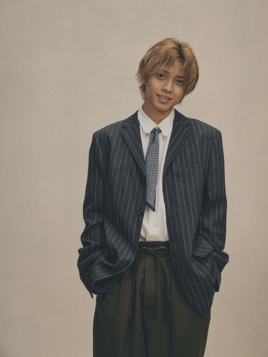 永瀬廉_新ビジュアル #ロイヤルスマイル #ツキヨミ #彩り #KingandPrince