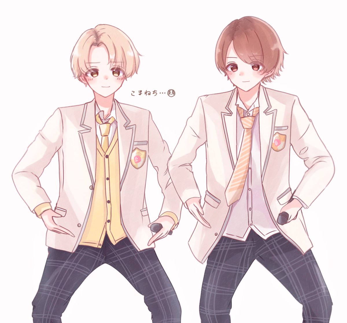 🥺🧡💛 #すとぷりギャラリー #るぅとくん #ジェルくん