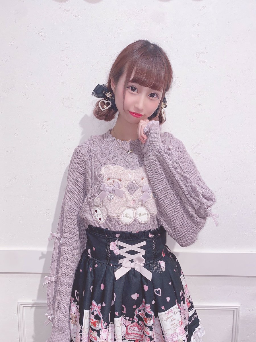 ͙*🍓LIZ LISA ラフォーレ原宿店🍓‧͙* 大人気のくまちゃんニット🧸全色