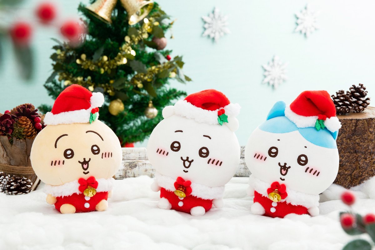 🎄11月23日 新発売🎄 『サンタさんだ！ぬいぐるみS』 （#ちいかわ