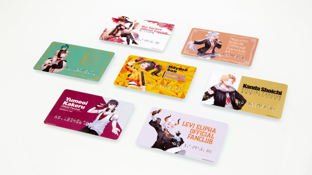 ファンクラブ年間会員になると こんな素敵なカードがもらえます✨ ま