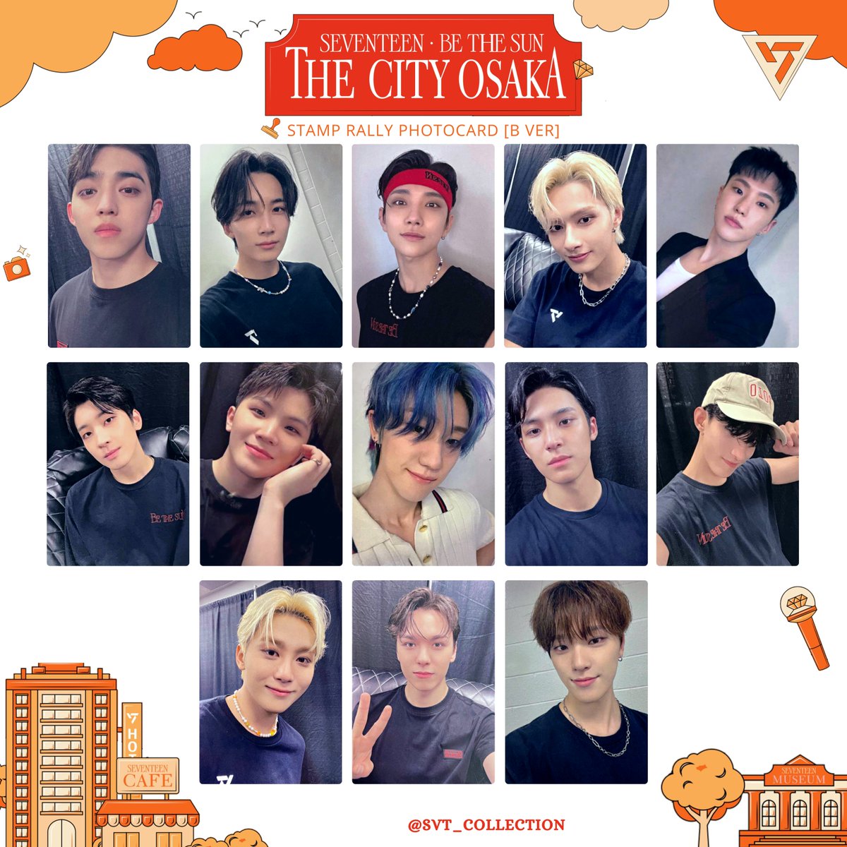 セブチ 大阪 スタンプラリー 세븐틴 비더썬 시티 오사카 스탬프 랠리