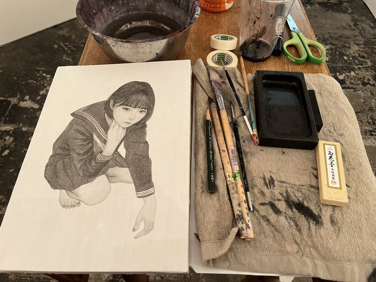 Post by むらまつちひろ on X: 在廊制作します