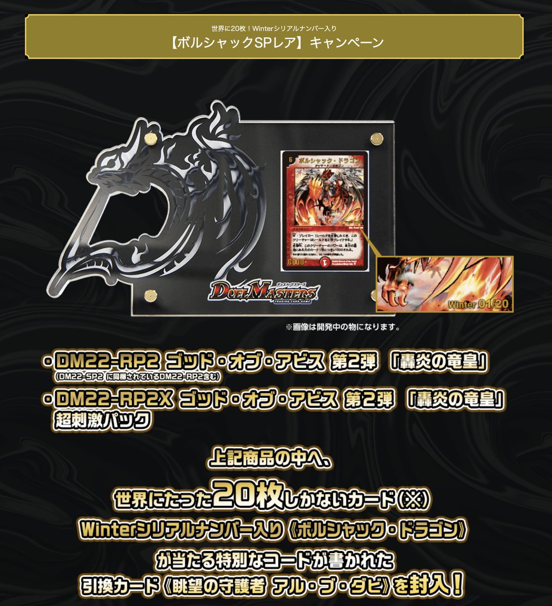 HP更新のお知らせ】 世界に20枚！Winterシリアルナンバー入り