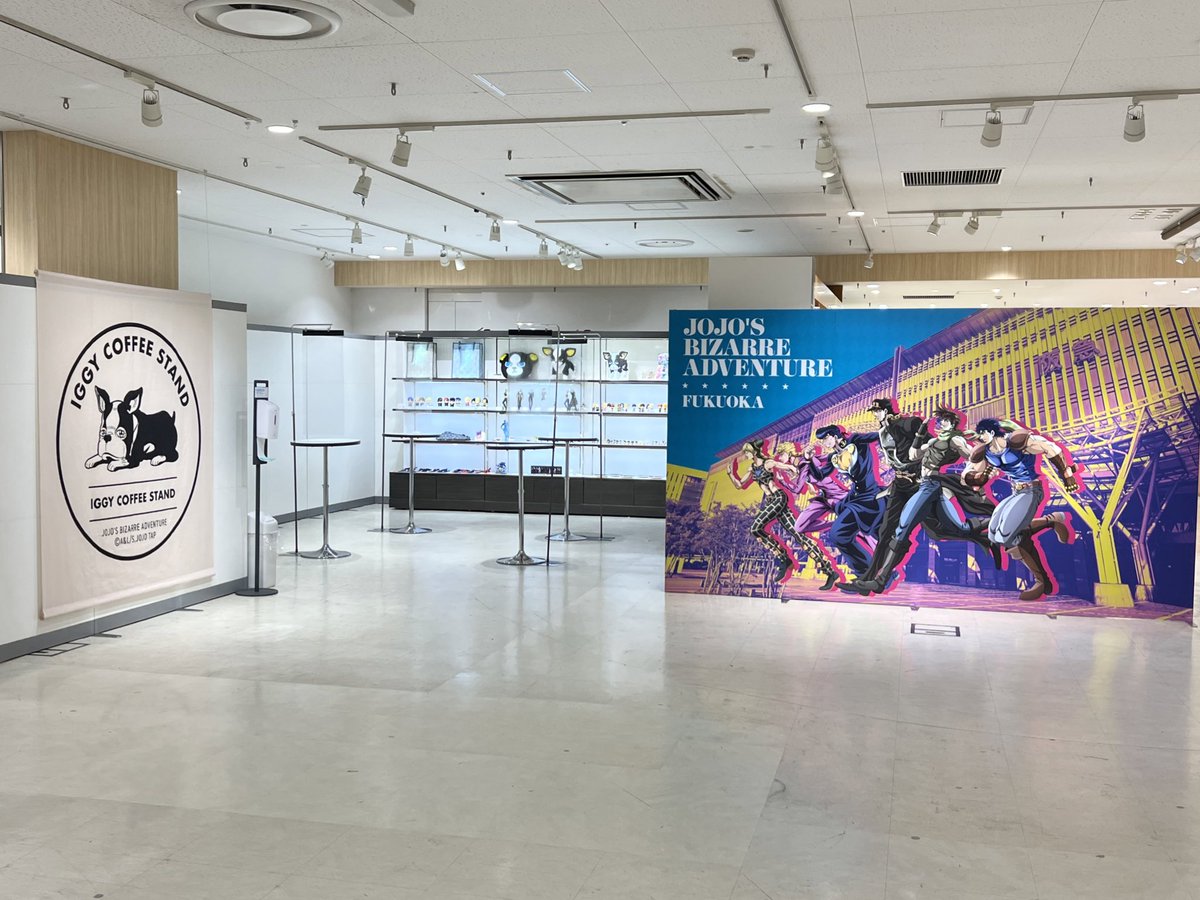 また、アニメ10周年記念展の福岡会場には「IGGY COFFEE STAND in