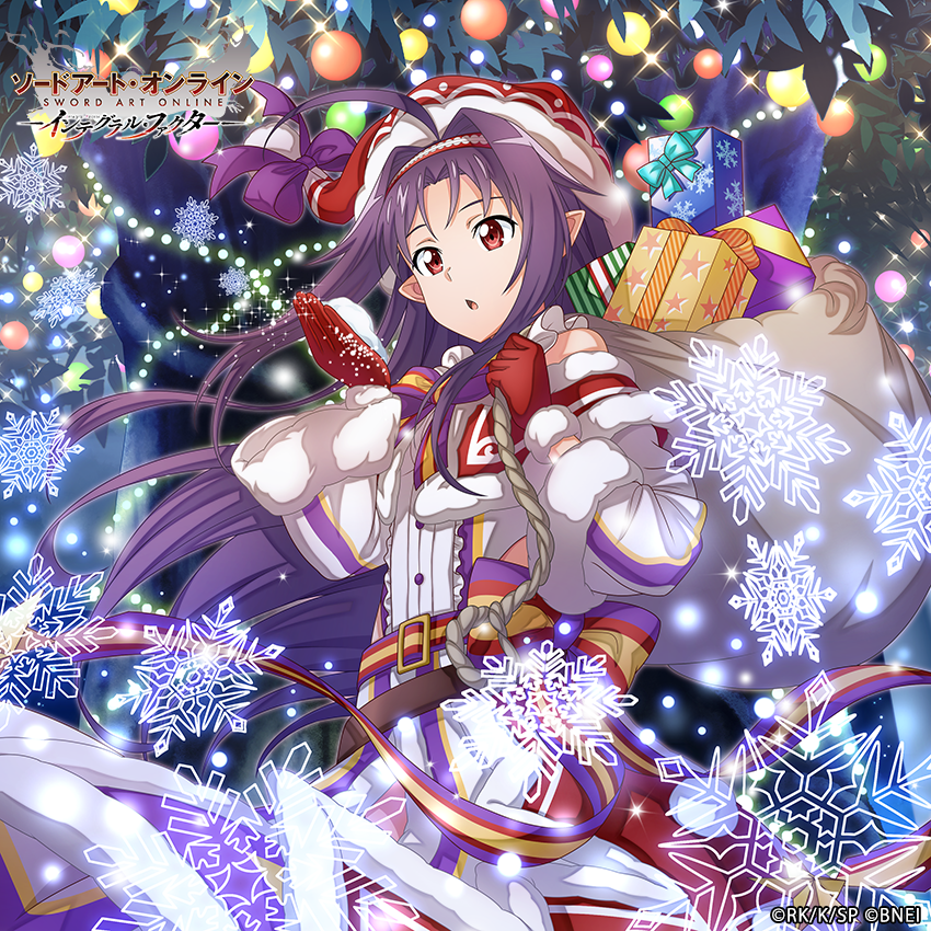 予告／ クリスマス衣装のアスナ、ユウキ、リズベット、コハルの新☆4