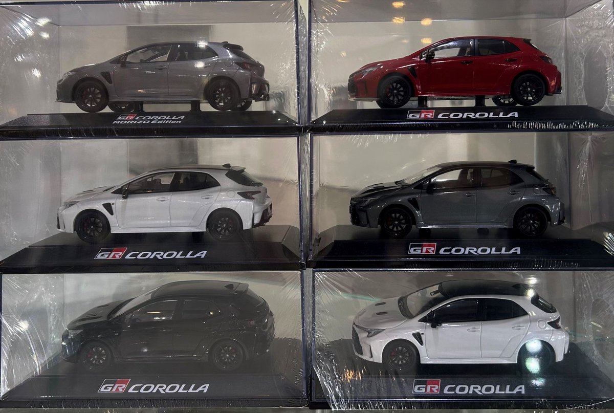 ショップより「GRカローラ」ミニカー新発売‼】 本日12/3（土）より1/30