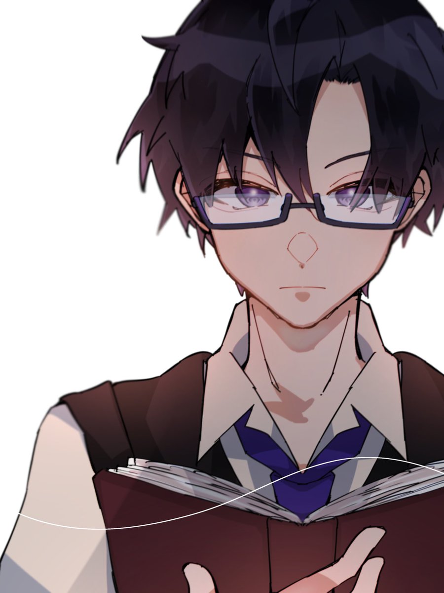 👓📖💜 #からぴち #カラフルピーチ素材 #もふ