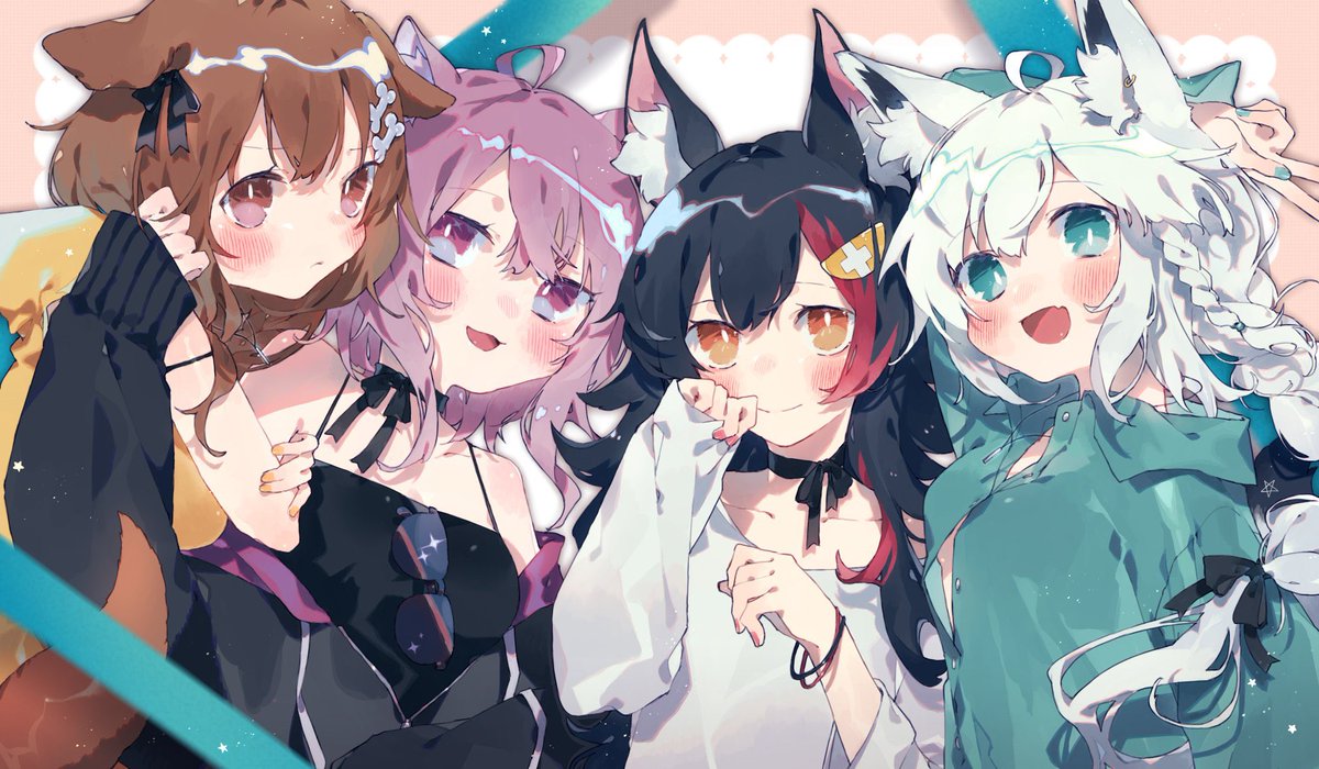 前に描いたホロライブゲーマーズ ＃できたてころね ＃絵かゆ ＃みおー