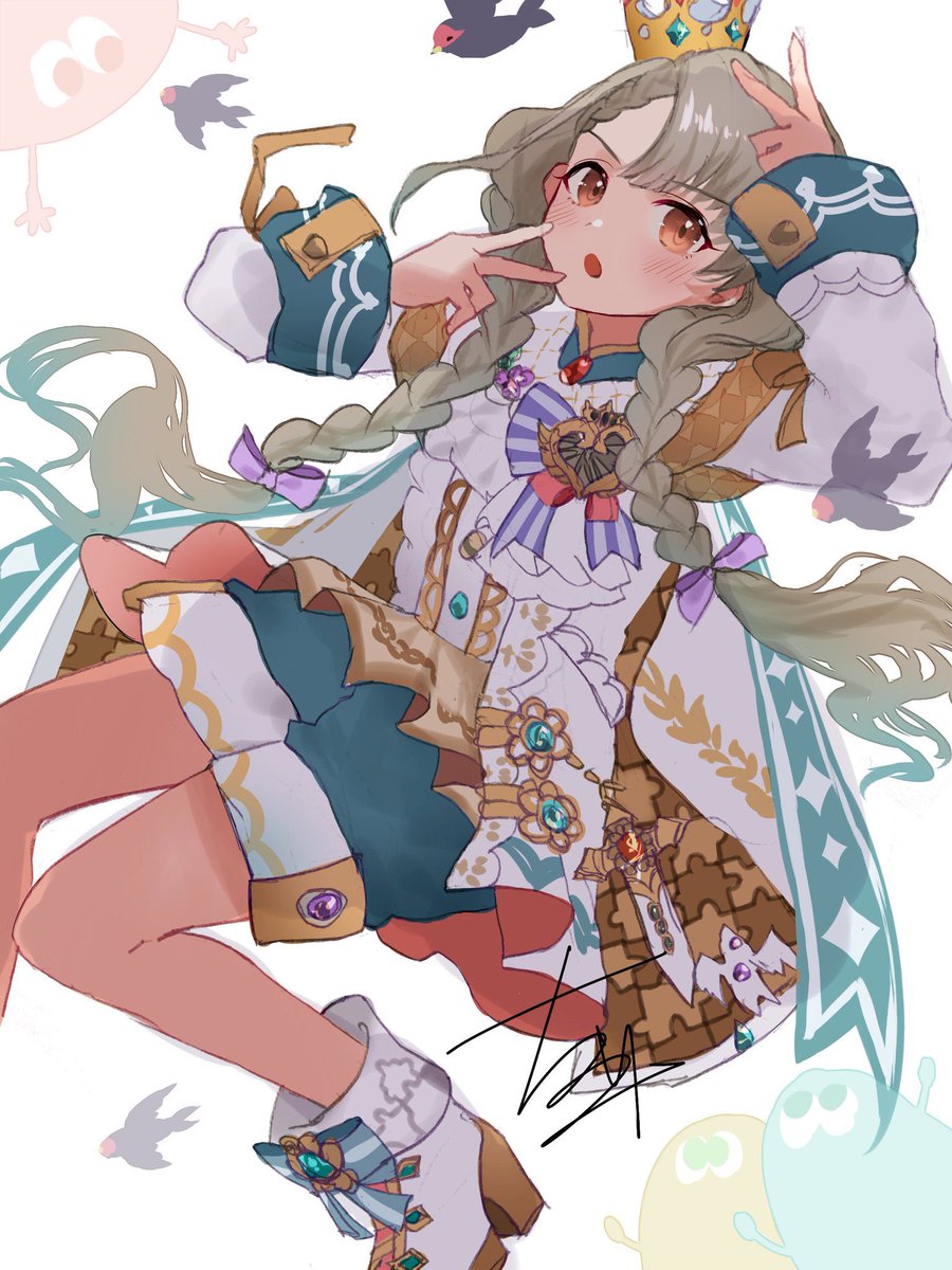 ブラン 久川凪 [凪めく日々のおとぎ話] 👑🕊️🧩 #デレステ #アイマス