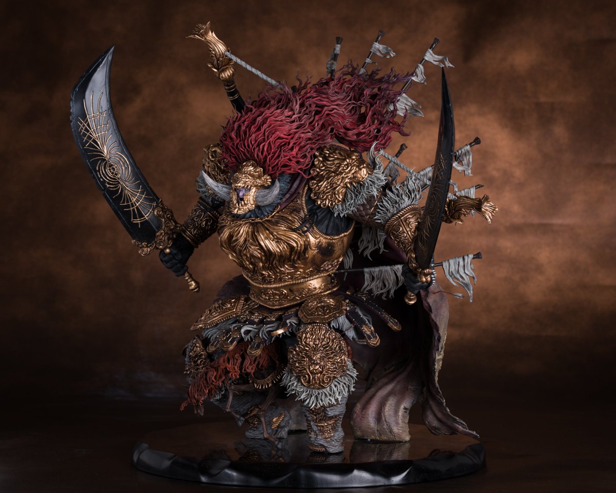 ELDENRINGより、星砕きのラダーン を作成しました。WFにてガレージ