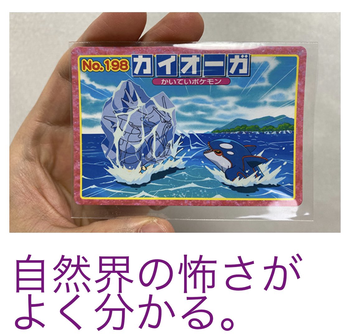 違う方のポケモンカードを一枚購入しました。 なにこれ。 全部欲しい