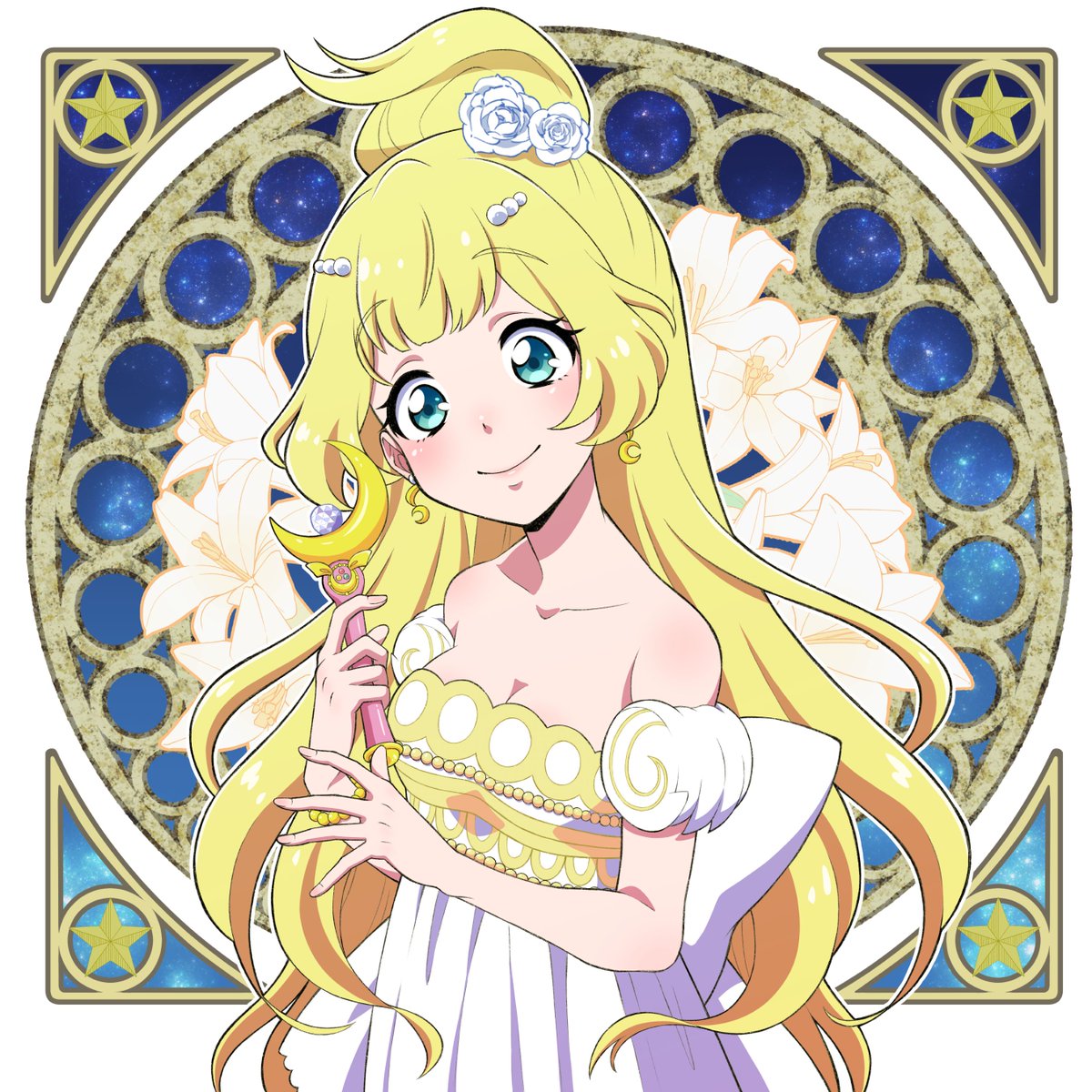 ハッピーバースデーひめ先輩！ 月のドレス…じゃなくて月のプリンセスの