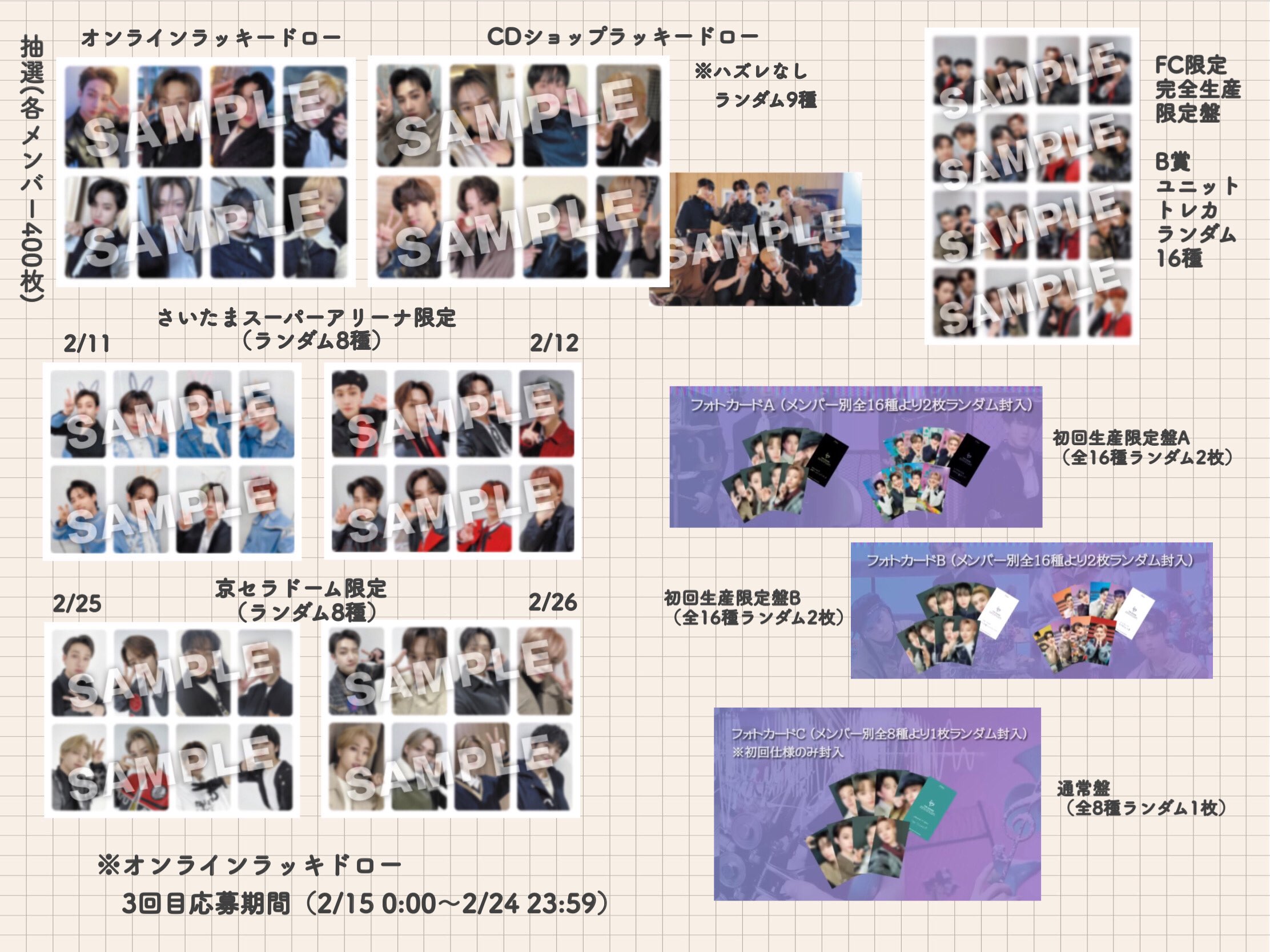 Stray Kids スキズ 「THE SOUND」⑤ラキドロとは？ラッキードロー店舗