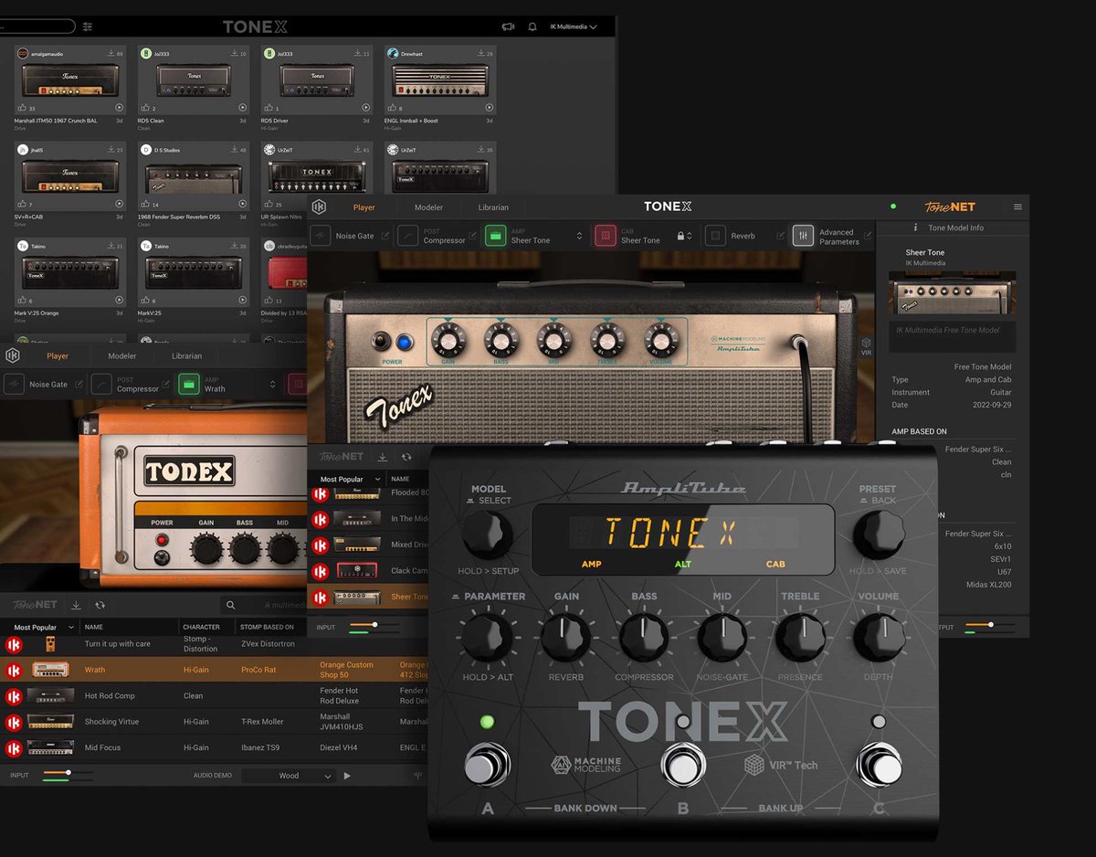 TONEX Pedal（税込市場想定価格¥59,400前後）をユーザー登録すると