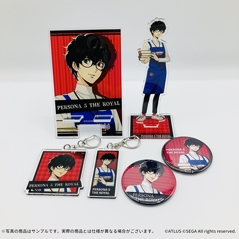 P3 ペルソナ3 主人公 結城理 アクリルバッジ ヴィレッジヴァンガード