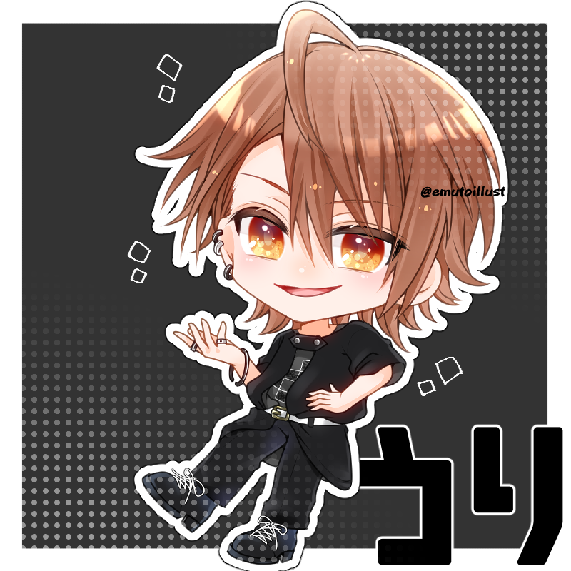 からぴち #カラフルピーチ素材 うりさん!!!!!