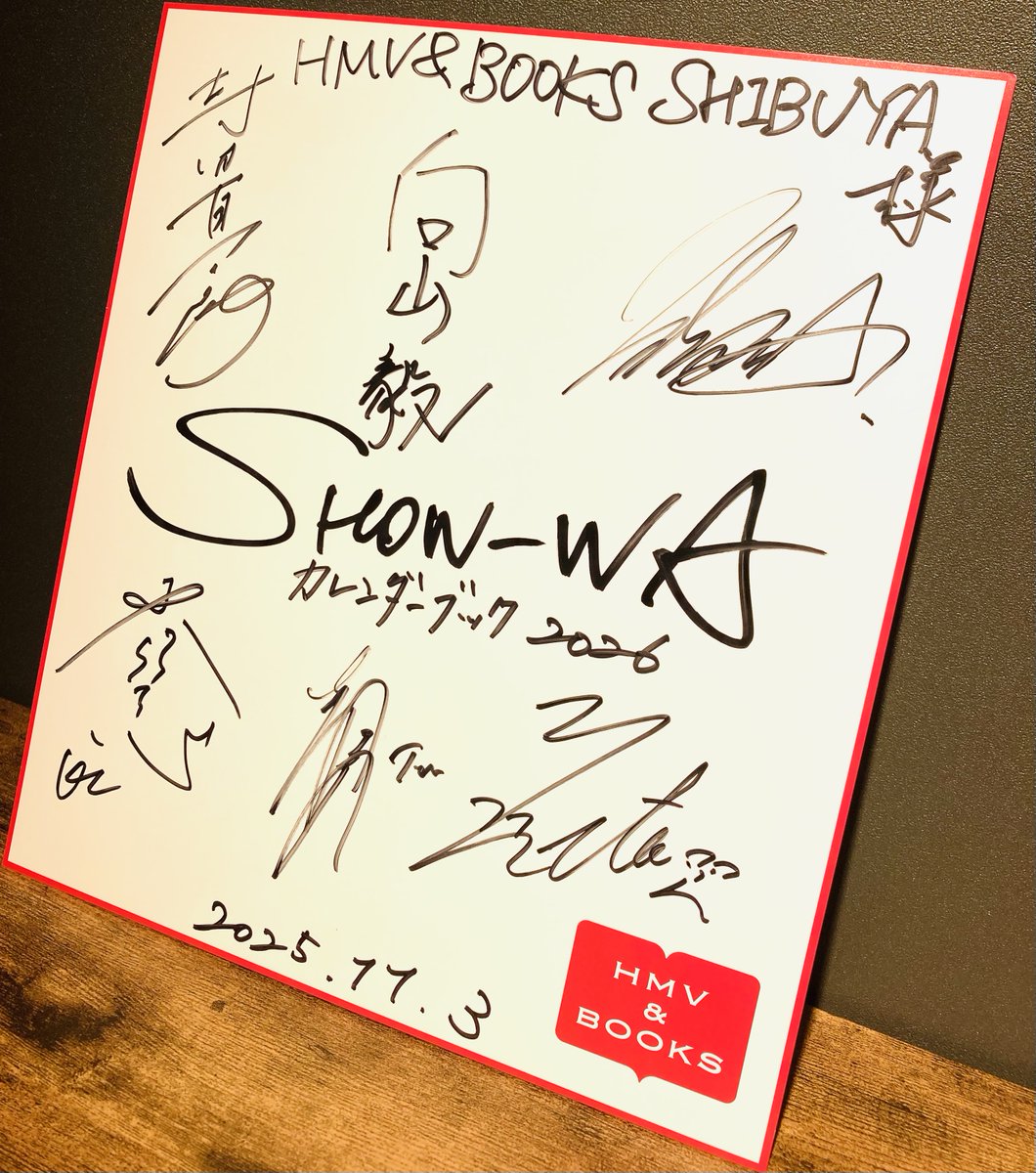 SHOW_WA】@SHOW_WAofficial 本日は【SHOW-WA カレンダーブック2026発売