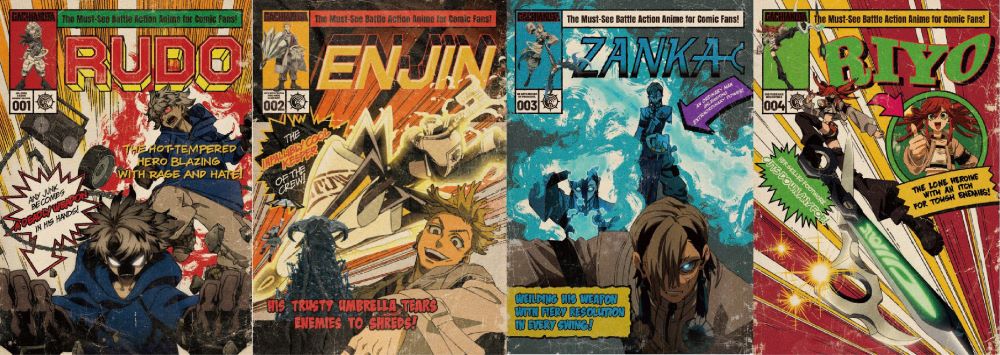 ◤◢◤◢◤◢◤◢◤◢ 🎉アニメイト名古屋 #ガチアクタ 展示イベント