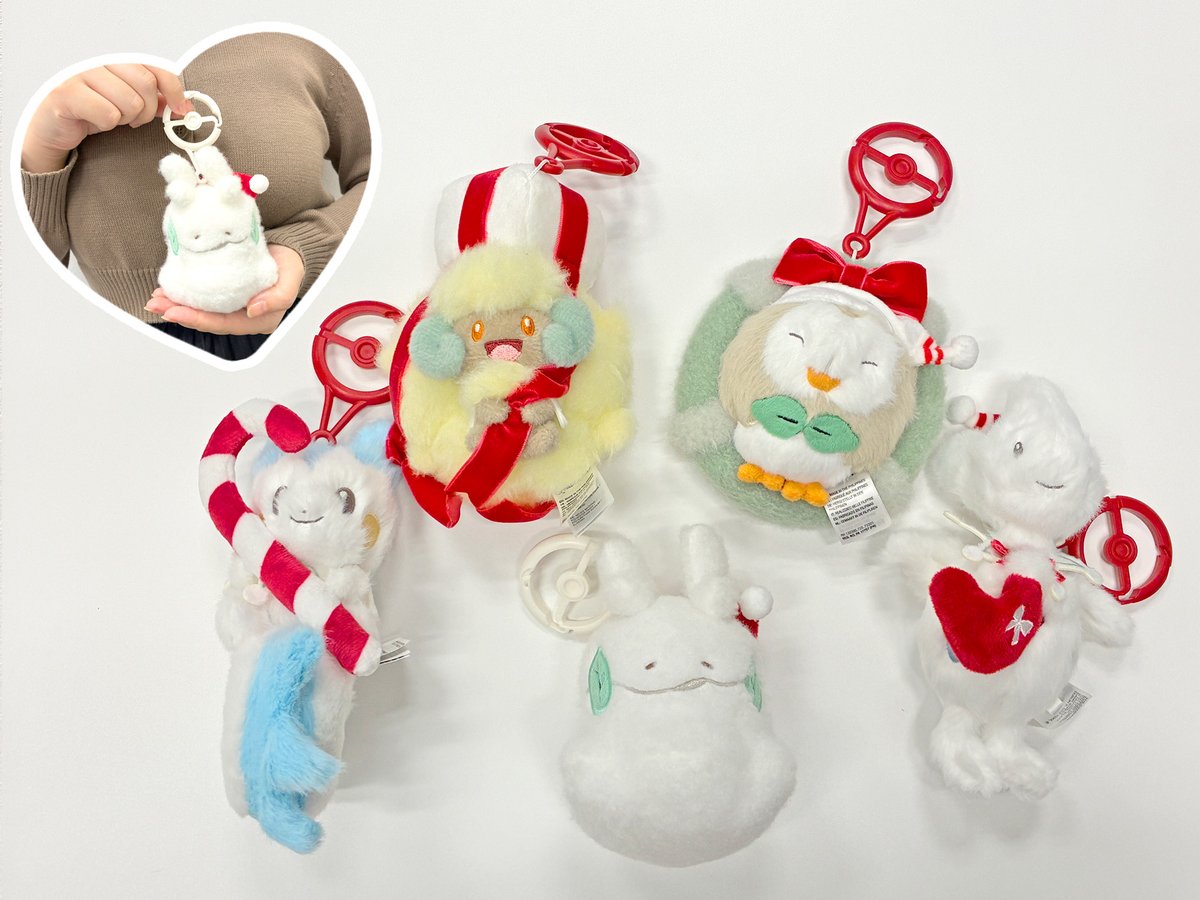 0時からAmazonで「Pokémon Holiday Blessingsのぬいぐるみ」予約受付