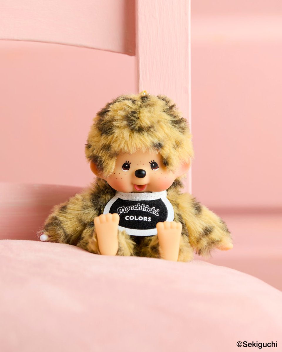 新商品 #NEW 「モンチッチCOLORS キーチェーン ヒョウ柄」 モンチッチ