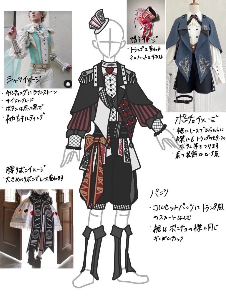 RINDOツアー2025 トランプ衣装3番製作担当させていただきました