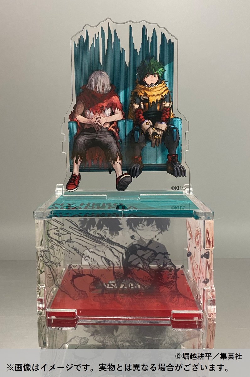 ヒロアカ原画展 大阪 新グッズ紹介】 □アクリルONボックスフィギュア