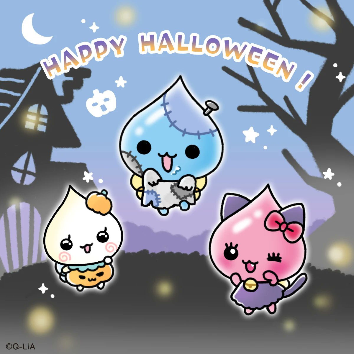 ⠀ 🎃🌙 #しずくちゃん