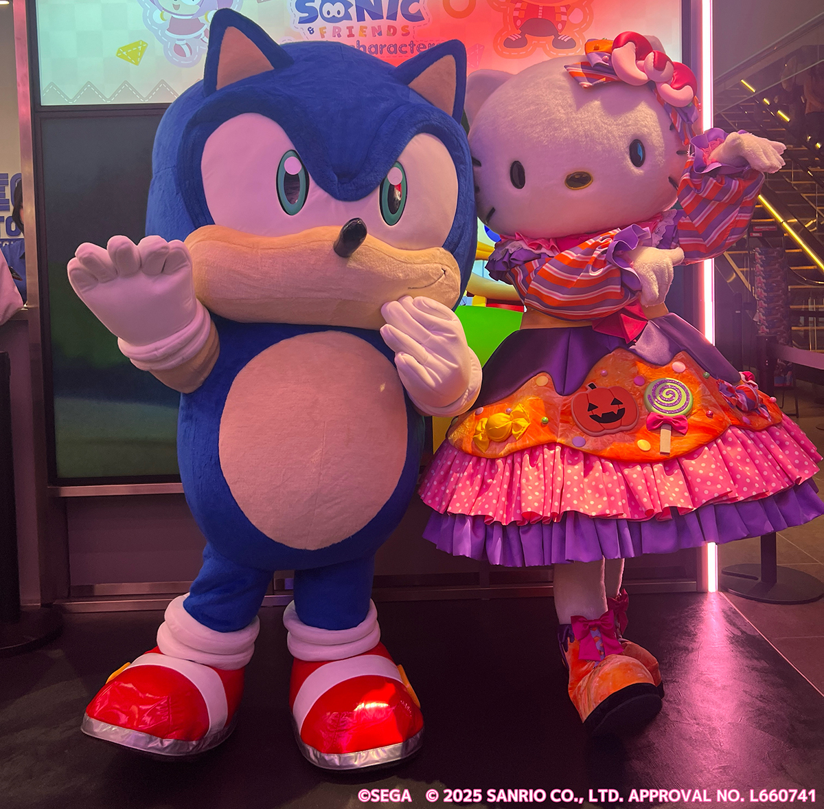 SONIC & FRIENDS Sanrio characters』ぬいぐるみ＆マスコットの先行