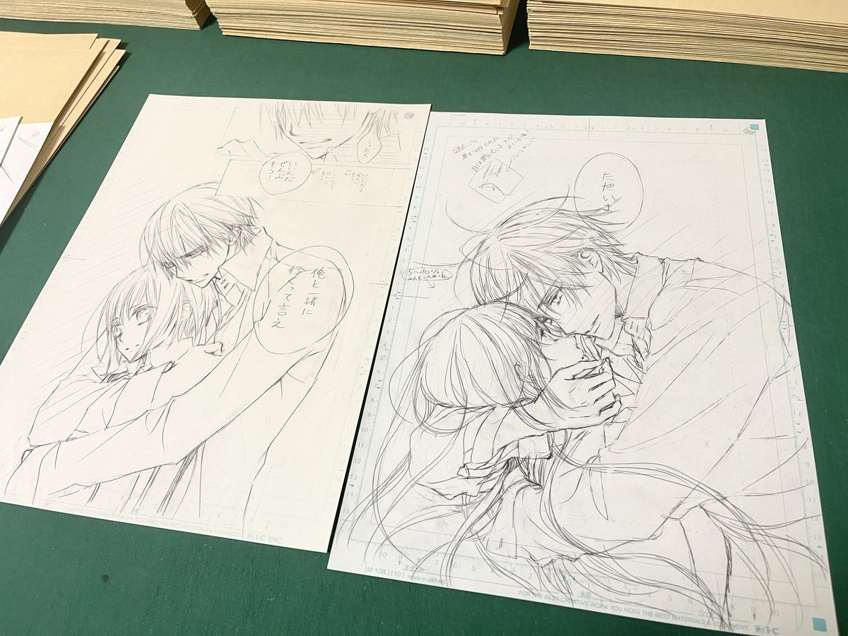 ヴァンパイア騎士 原画展 直筆「原稿下絵」プレゼントキャンペーン
