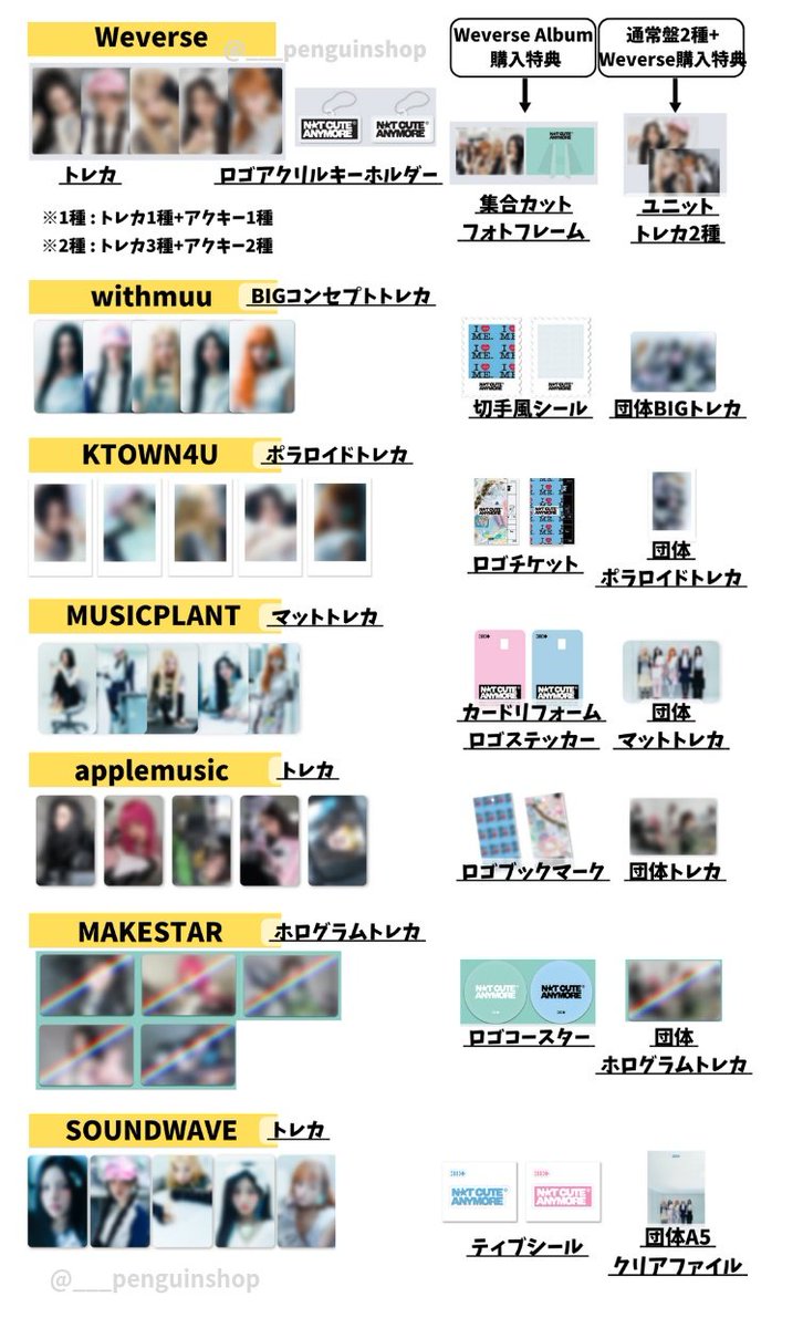 🤍🤍🤍 ILLIT [NOT CUTE ANYMORE] 🤍🤍🤍 ＼ トレカ絵柄 公開