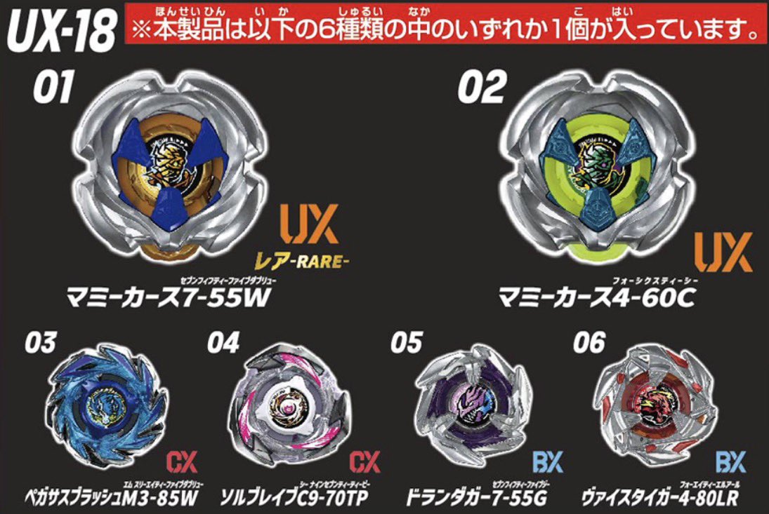 続報】 UX-18 ランダムブースターVol.8 の詳細が公開されました！ 今回