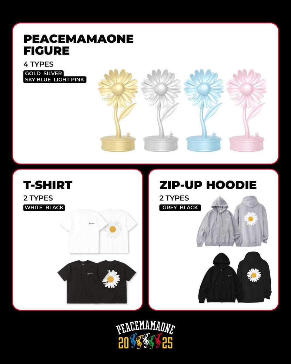 MAMA Awards × PEACEMINUSONE のコラボレーションコレクション