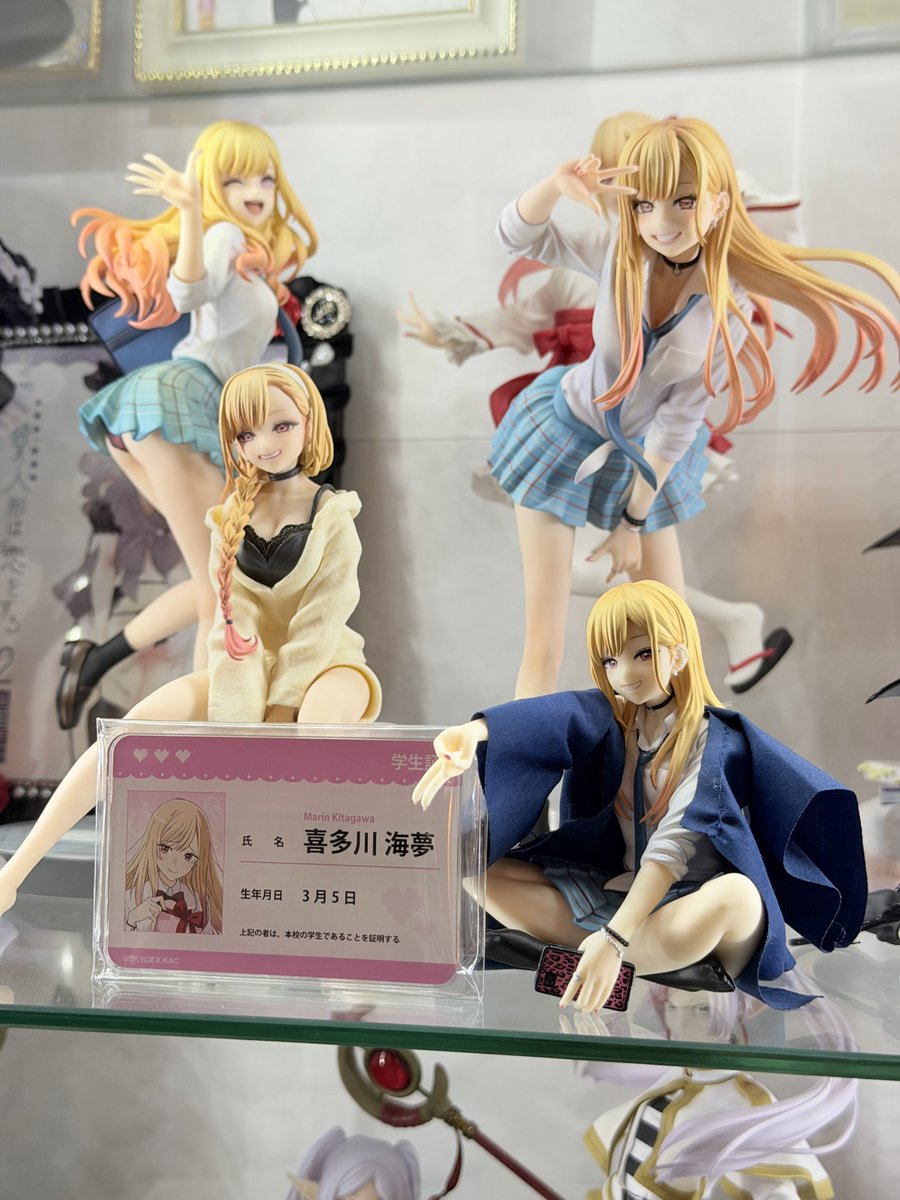 海夢ちゃんの学生証風アクリルネームバッジ届いた💗 #その着せ替え人形