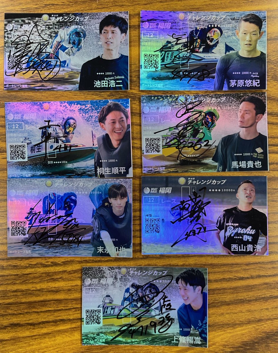 ボートレースカード 2025 EMI ENDO サイン入り ボートレースカード