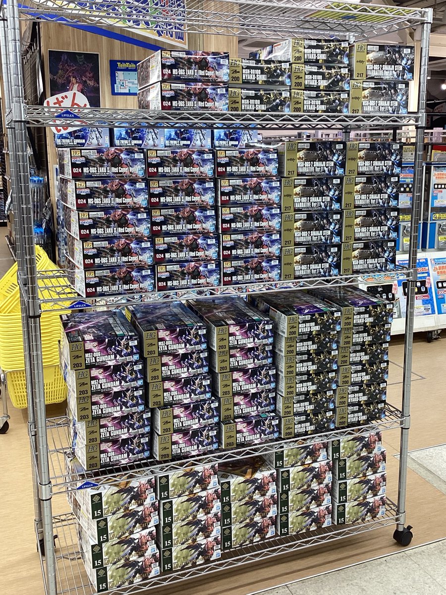 ガンプラ再販品入荷しました！