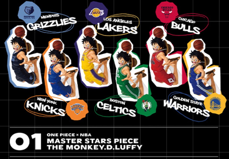 ONE PIECE×NBA スペシャルコラボ第一弾フィギュア 12月5日(金)発売