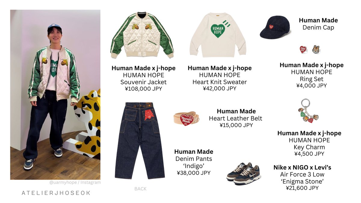 ヒューマンメイド×J-HOPE(BTS)コラボ ラグマット M109570614