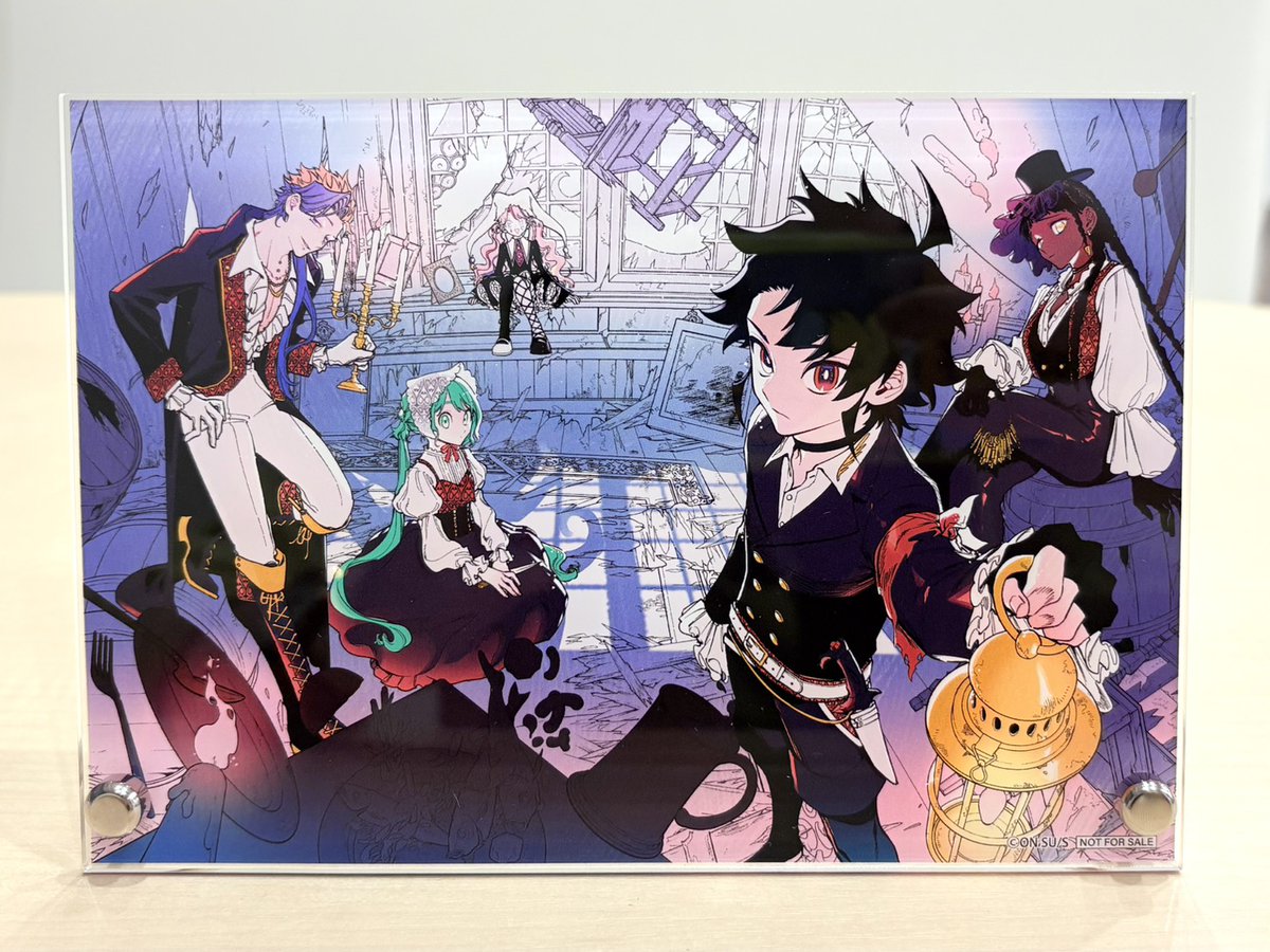 このイラストを使用した豪華B6アクリルボードを抽選で100名様に