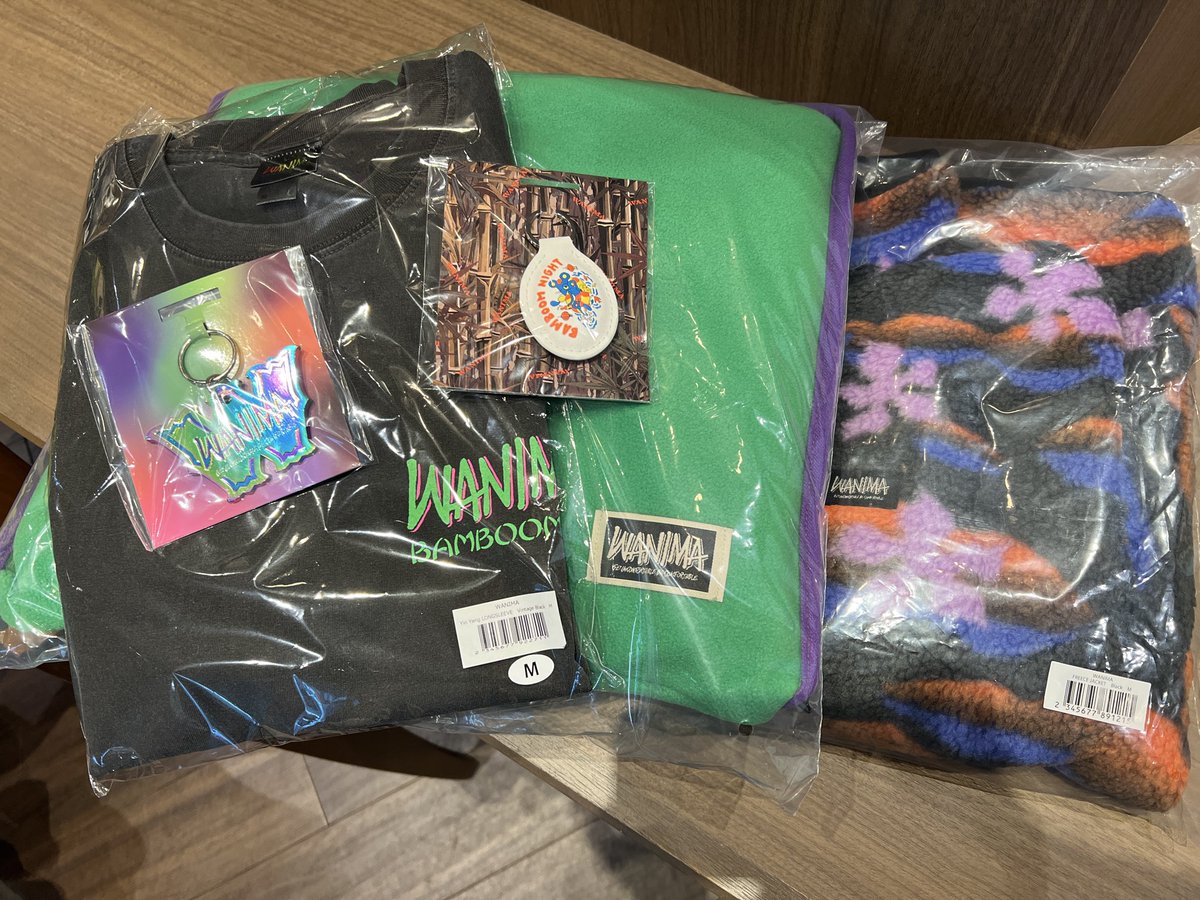 WANIMA BAMBOOM NIGHT ブランケット WANIMA BAMBOOM NIGHT ブランケット