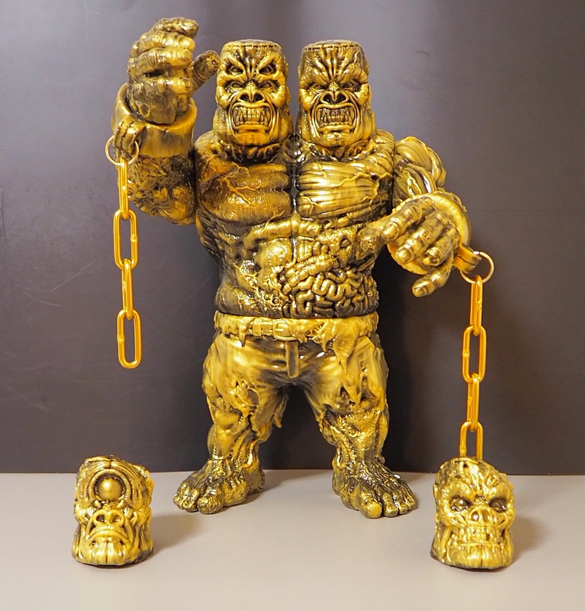 もうこやまさんのゴールドブラックマーブル ジャイアントゴリラ