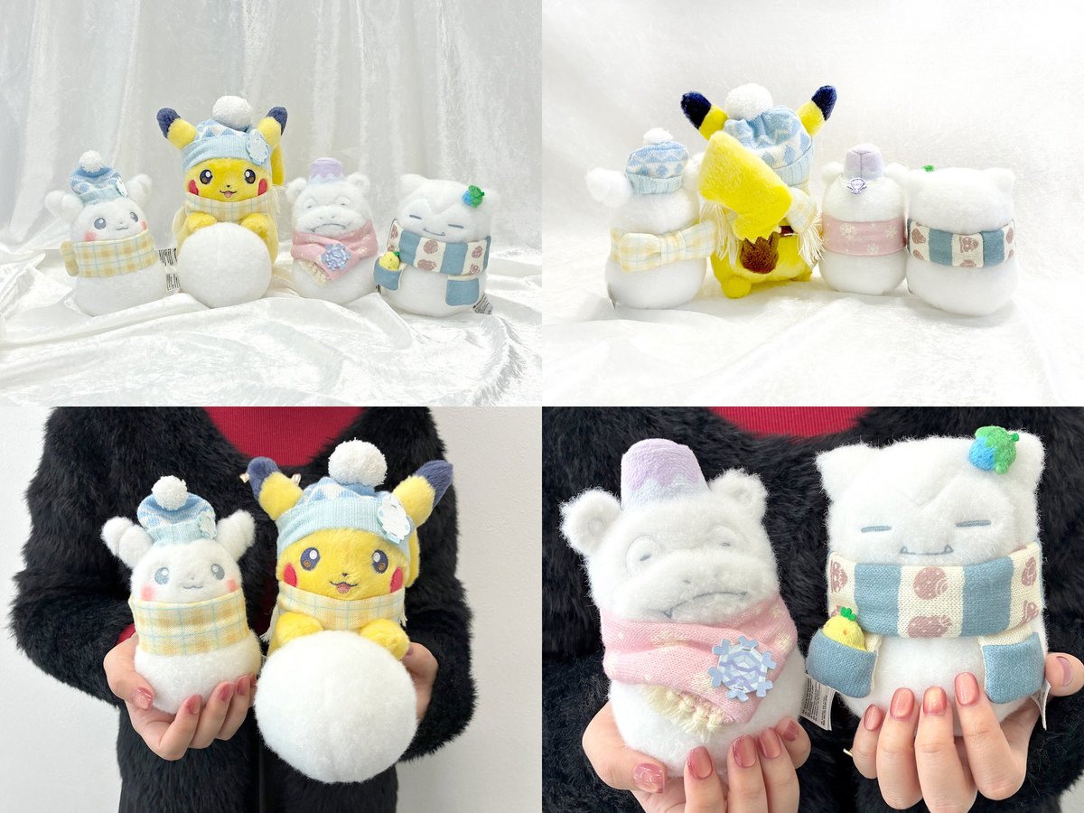 ポケセンオンラインにて「ゆきだるまぬいぐるみ」の商品ページが公開